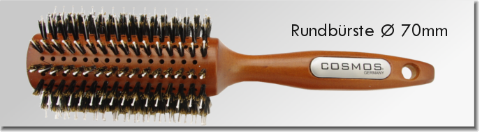 Styling Brush White Pins antistatic - Rundbürste Ø 70mm