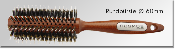 Styling Brush White Pins antistatic - Rundbürste Ø 60mm